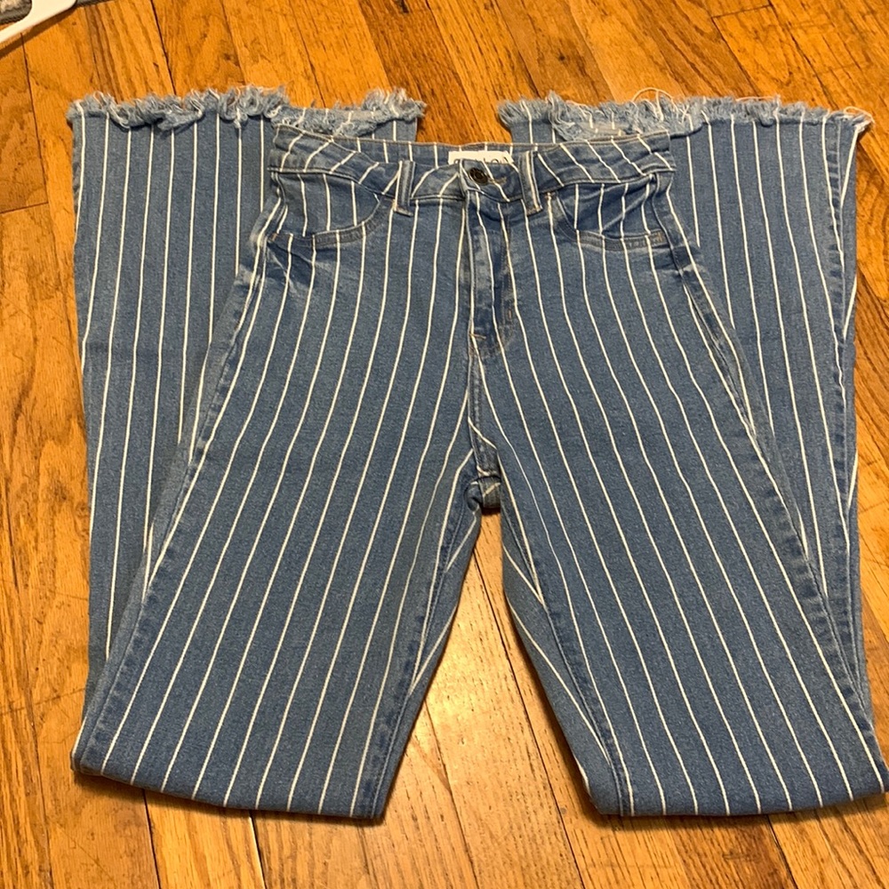 Cello Striped Flares